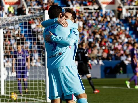 Paulinho marca, Suárez desencanta e Barça passa pelo Leganés