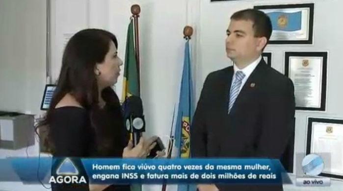 Delegado da Polícia Federal fala sobre Operação contra fraude no INSS (Crédito: Rede Meio Norte)