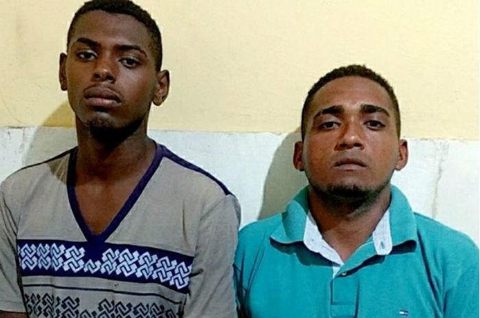 Dupla presa com crack em Timon (Crédito: Polícia Militar)
