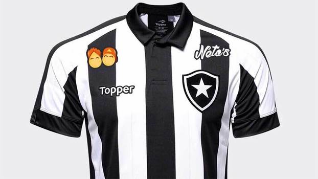 Camisa do Botafogo terá patrocínio da 'Neto's', franquia de coxinhas de Felipe Neto (Crédito: Reprodução)