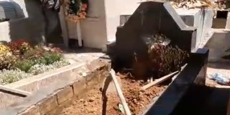 Corpo de bebê é encontrado dentro de caixa de papelão em cemitério