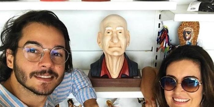 Namorado posta foto com Fátima durante viagem e se declara