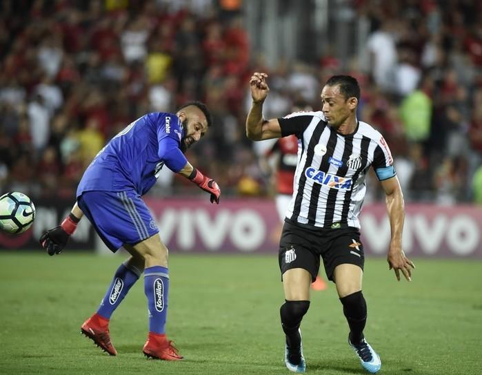 Muralha falhou nos dois gols do Santos (Crédito: Reprodução)