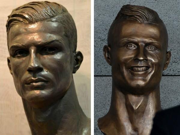 Cristiano Ronaldo ganha busto "corrigido" para Museu do Real Madrid