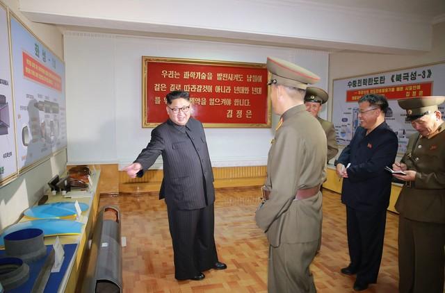 Lder norte-coreano Kim Jong-un (Crdito: KCNA)