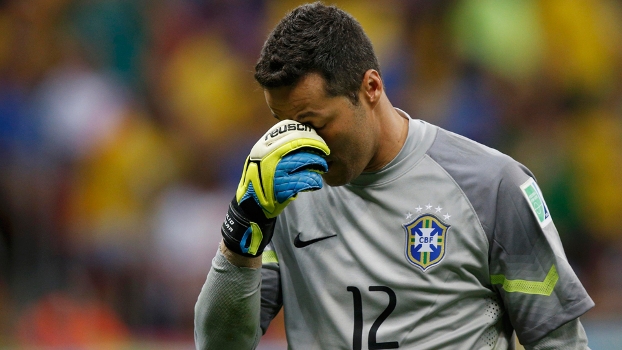 Júlio César foi o goleiro brasileiro que mais tomou gols em Copa do Mundo (Crédito: Getty)