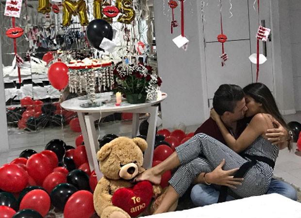 Munik Nunes e o marido, o empresário Anderson Felício (Crédito: Reprodução)