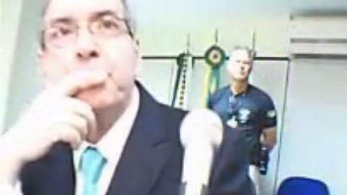 Eduardo Cunha durante depoimento