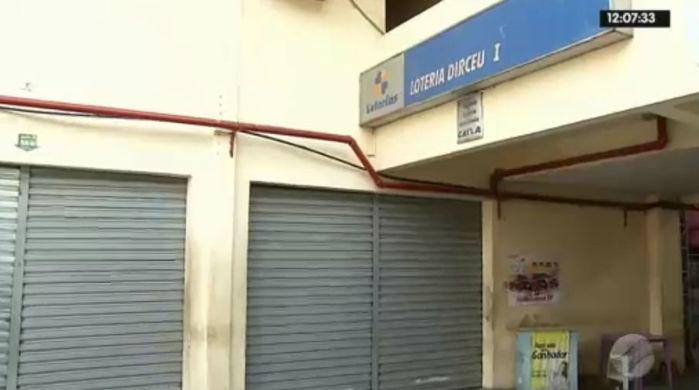Casa lotéria localizada no Dirceu I, zona Sudeste de Teresina (Crédito: Rede Meio Norte)