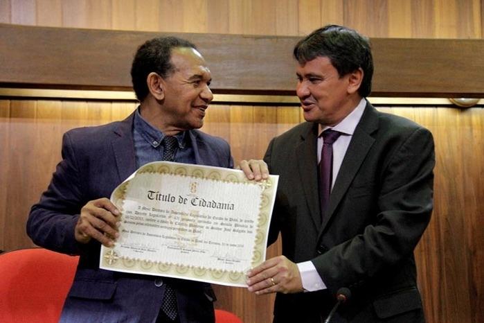 Salgado Maranhão e Wellington Dias (Crédito: Arquivo)