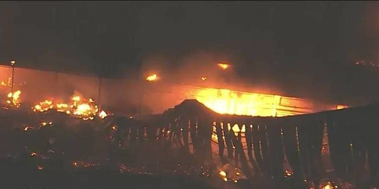Incêndio atinge galpão de novela dentro de estúdio da Rede Globo