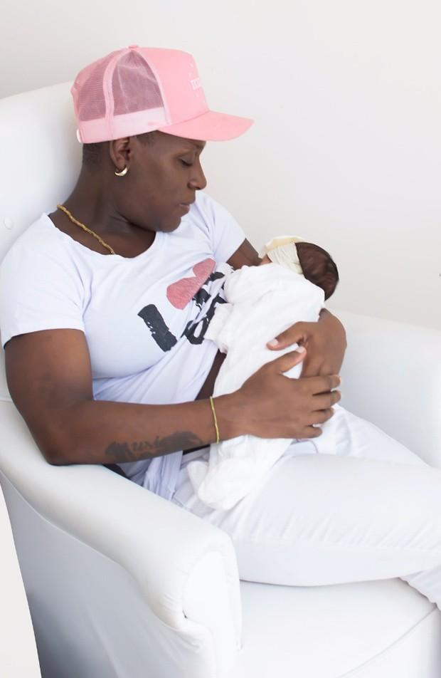 Neném e a filha, Valentina (Crédito: Ana Pendloski)