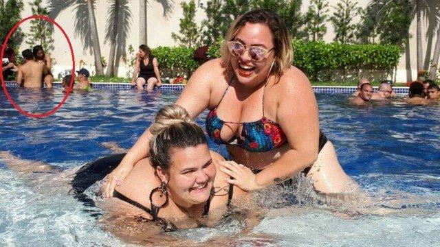 Anitta e marido são flagrados em festa na mansão da cantora