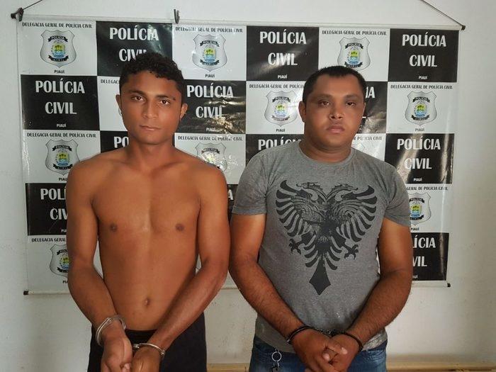 Presos acusados de tocar terror e praticar vários assaltos no PI