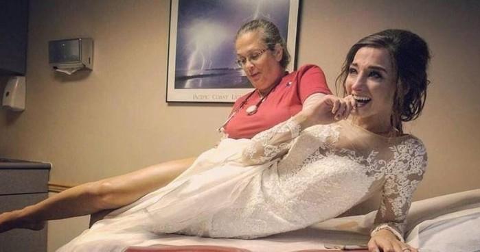 Noiva sofre reação às flores de buquê e vai parar no hospital