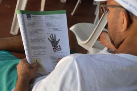 Detentos do Piauí participam de revisões para a prova do Enem (Crédito: Reprodução)