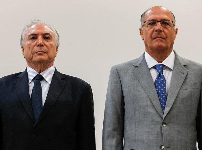 Presidente Temer e Geraldo Alckmin (Crédito: Marcos Corrêa/PR )