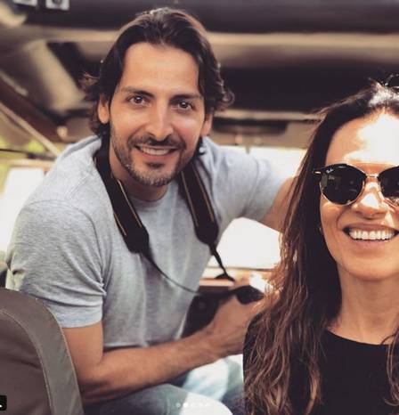 Mara Carvalho com o namorado, Carlos Martin