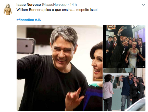 William Bonner faz tutorial ao vivo e vira meme nas redes sociais