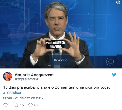 William Bonner faz tutorial ao vivo e vira meme nas redes sociais