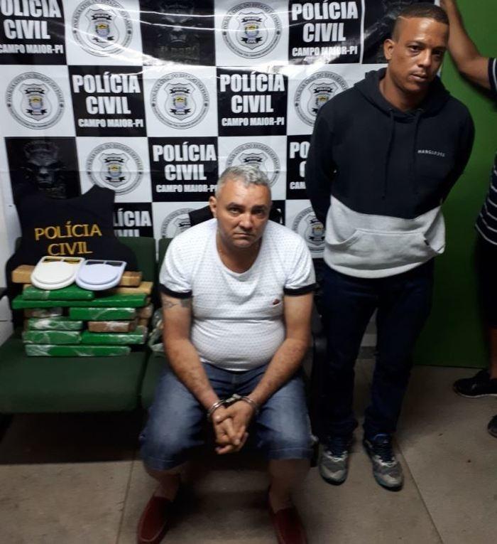 Foragido da Justiça do Piauí é preso com drogas no Ceará (Crédito: Polícia Civil)