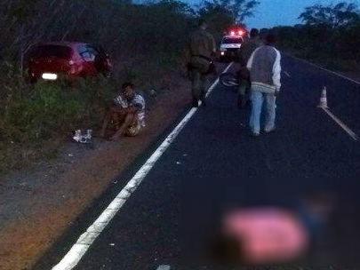 Acidente com motocicleta deixa uma pessoa morta em Castelo do Piauí