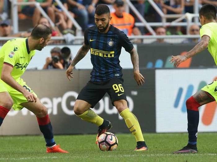 Atacante só marcou um gol em sua passagem pela Inter de Milão (Crédito: Getty)