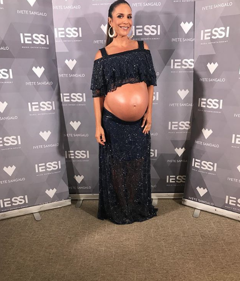 Ivete entra de licença e fala de gêmeas : 'Uma lady, a outra Ivete