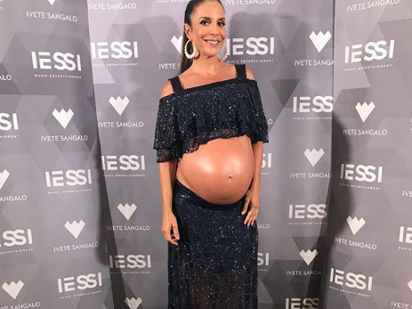 Ivete entra de licença e fala de gêmeas : "Uma lady, a outra Ivete"