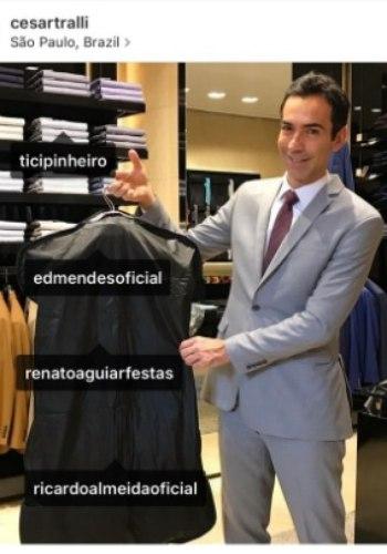 César Tralli faz jabá de casamento e diretor o repreende