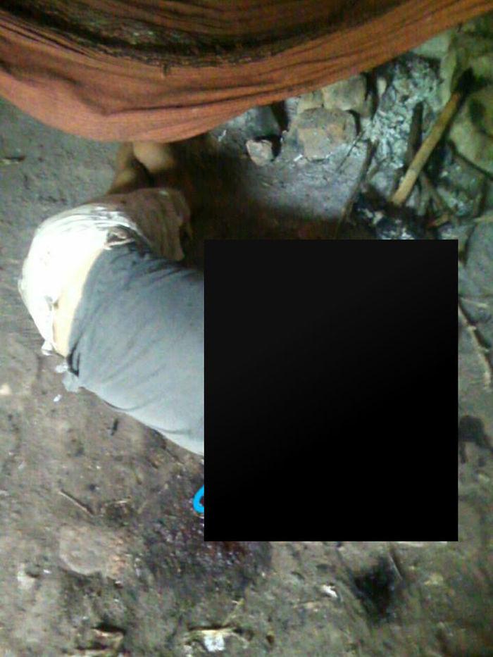 “Alexandrino” foi alvejado por vários golpes de faca na cabeça (Crédito: Reprodução/Portal Corrente é Notícia)