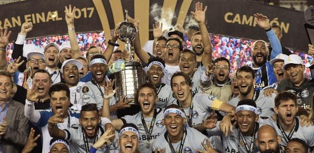 Os atuais campeões da Libertadores (Crédito: Reprodução )