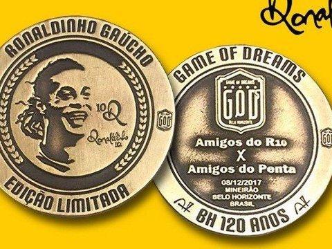 Amistoso de Ronaldinho Gaúcho tem ingressos de até R$ 2 mil