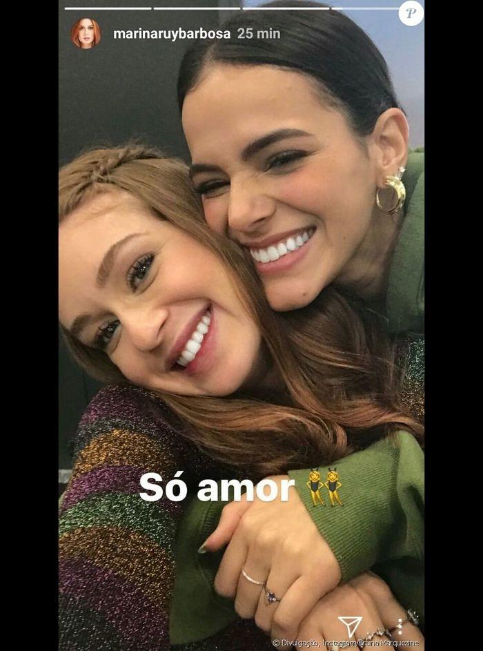 Marina Ruy Barbosa e Bruna Marquezine (Crédito: Reprodução)