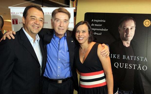 Sérgio Cabral, Eike Batista e Adriana Ancelmo