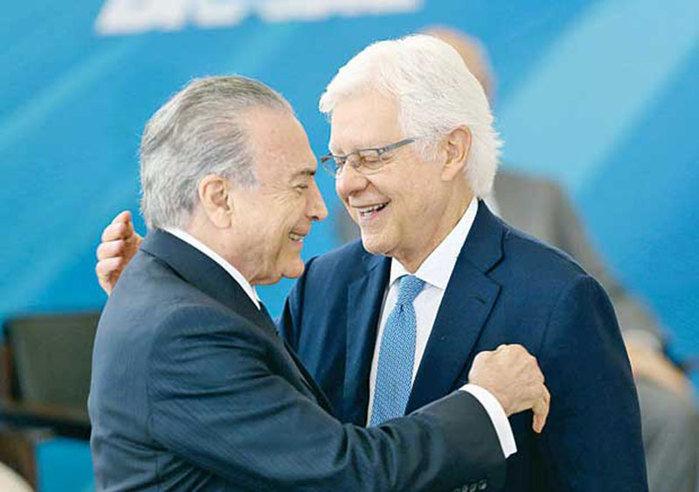 Moreira Franco e Michel Temer