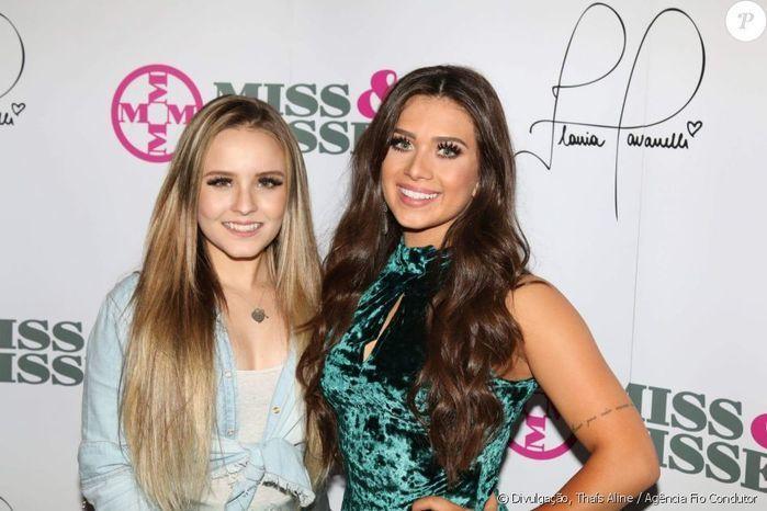 Larissa Manoela e Flavia Pavanelli,