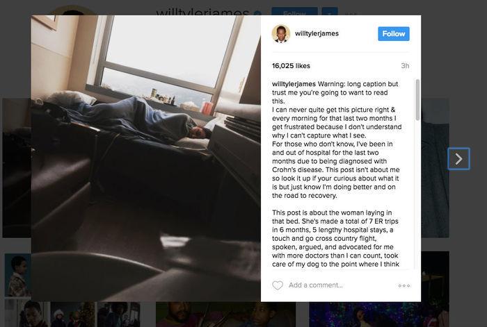 Postagem de Tyler James Williams (Crédito: Reprodução)