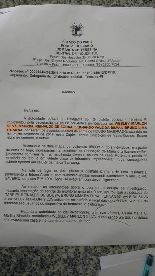 Mandado de prisão