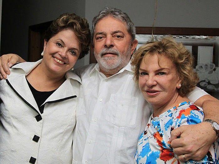 Dilma, Lula e Dona Marisa