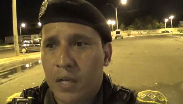 Major Pessoa, Comandante do 5ª Batalhão da Polícia Militar (Crédito: Rede Meio Norte)