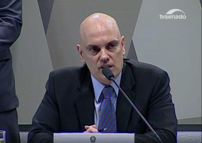 Moraes durante sabatina