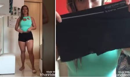 Fani mostra celulites e ‘calcinha de gorda’ após ganhar 15kg