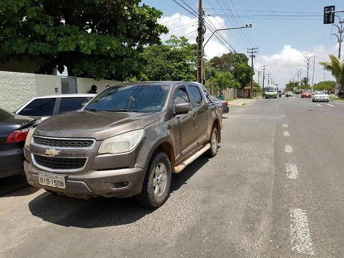 Veículo apreendido (Crédito: Reprodução)