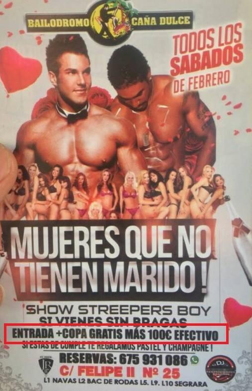 Boate de strip oferece 100 euros para mulheres irem sem calcinha
