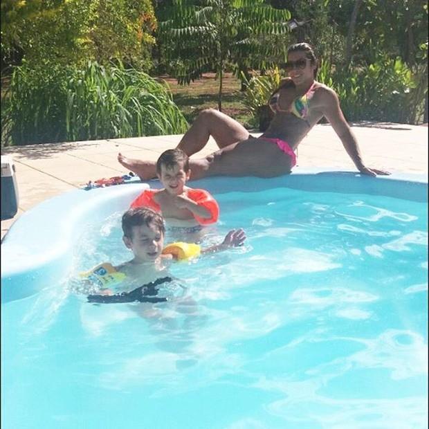 Priscila Pires em foto no Instagram (Crédito: Reprodução)