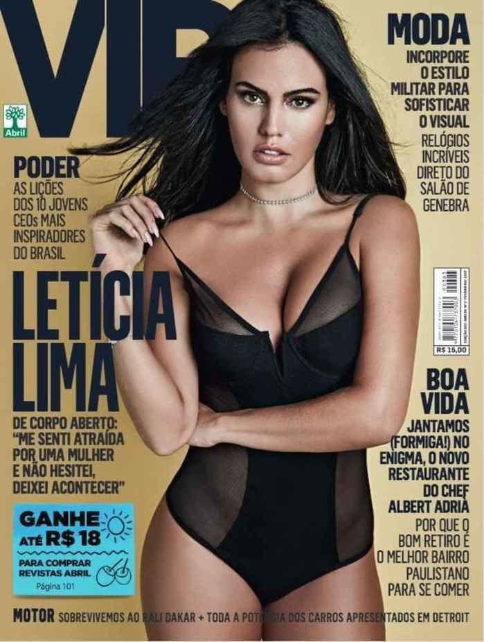 Durante ensaio sensual Letícia Lima assume namoro com Ana Carolina