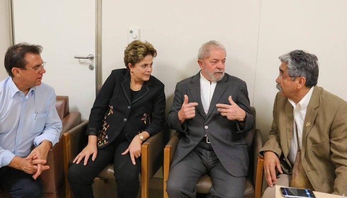 Dilma visitou Lula