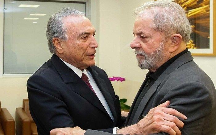Michel Temer visitou Lula