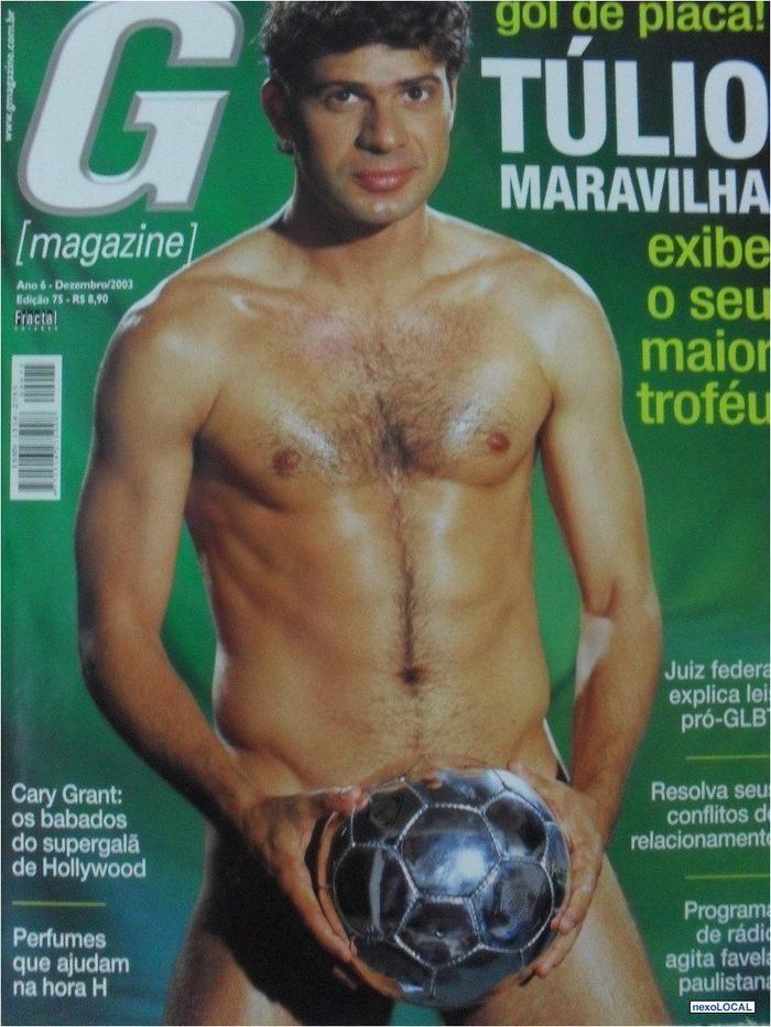 Tulio Maravilha já posou pelado para revista